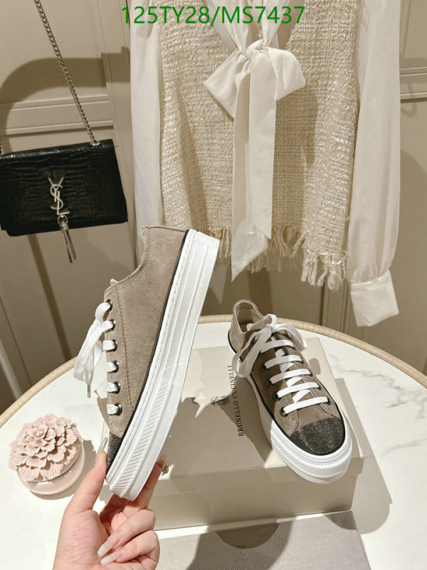 Brunello Cucinelli-Women Shoes Code: MS7437 $: 125USD