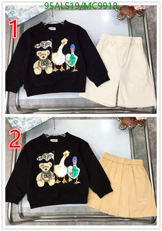 Burberry-Kids Clothing Code: MC9918 $: 95USD