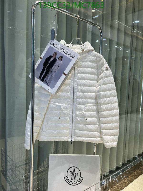 Moncler-Down jacket Women Code: MC7863 $: 139USD