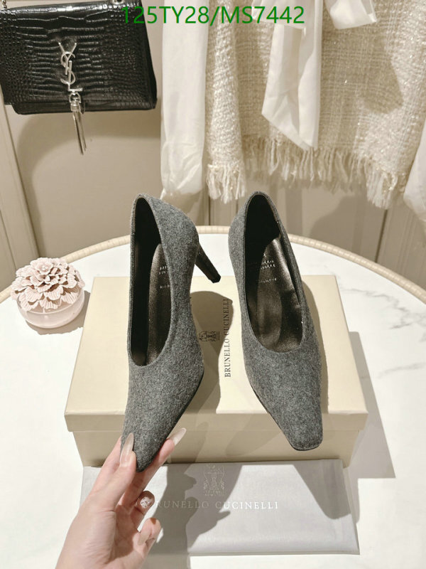 Brunello Cucinelli-Women Shoes Code: MS7442 $: 125USD