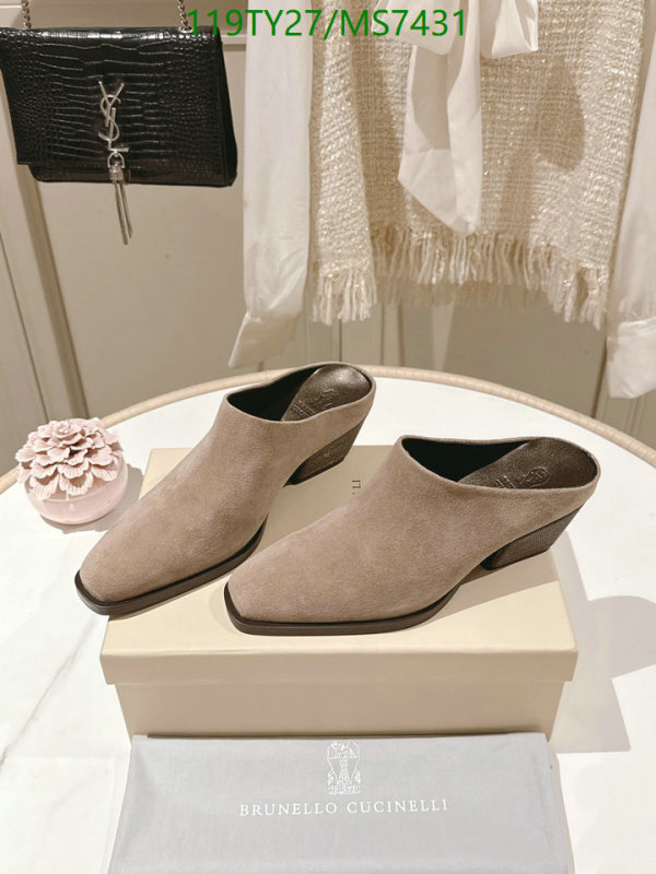 Brunello Cucinelli-Women Shoes Code: MS7431 $: 119USD
