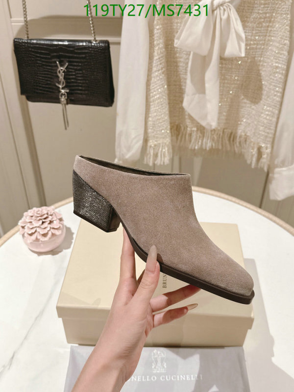Brunello Cucinelli-Women Shoes Code: MS7431 $: 119USD