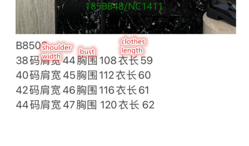 Burberry-Down jacket Women Code: NC1411 $: 185USD
