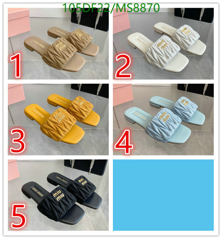 Miu Miu-Women Shoes Code: MS8870 $: 105USD
