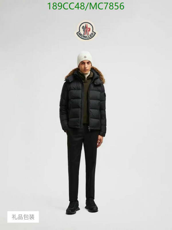 Moncler-Down jacket Men Code: MC7856 $: 189USD