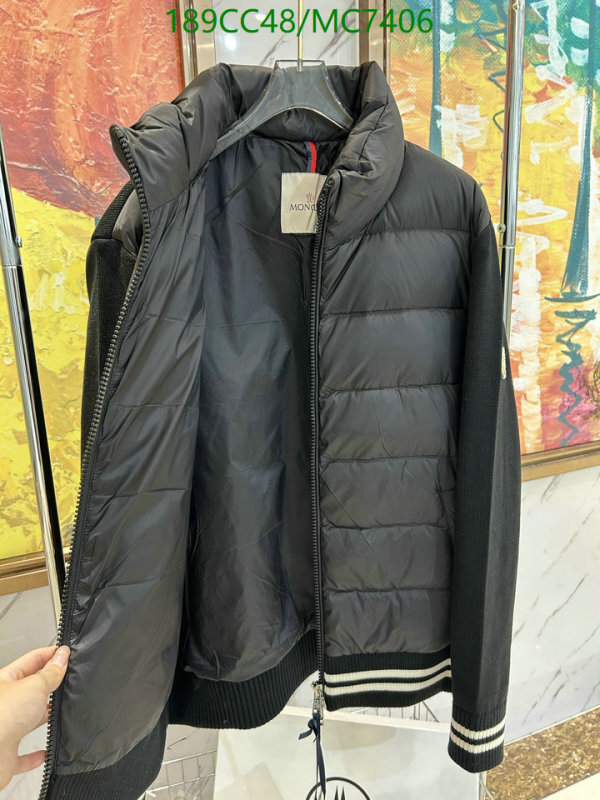 Moncler-Down jacket Men Code: MC7406 $: 189USD