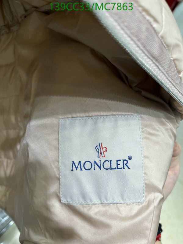 Moncler-Down jacket Women Code: MC7863 $: 139USD