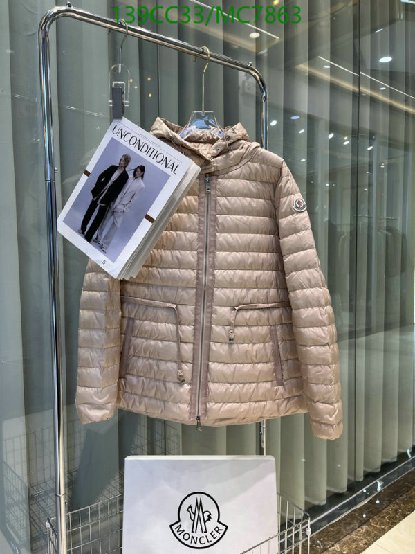 Moncler-Down jacket Women Code: MC7863 $: 139USD