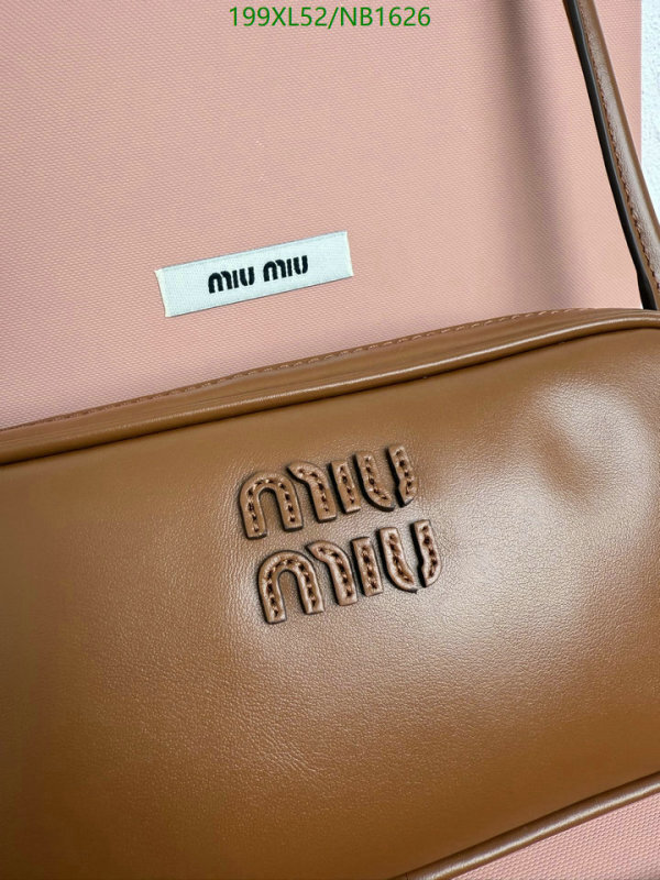 Miu Miu-Bag-Mirror Quality Code: NB1626 $: 199USD