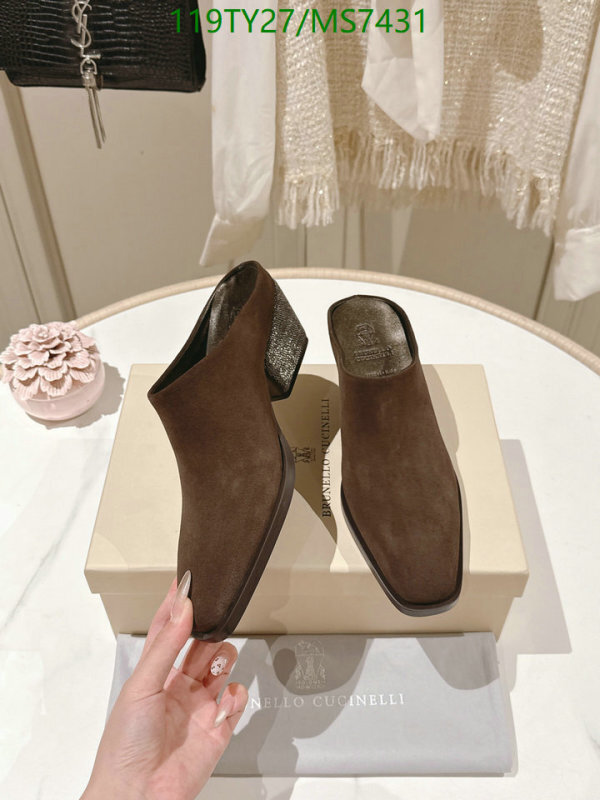 Brunello Cucinelli-Women Shoes Code: MS7431 $: 119USD