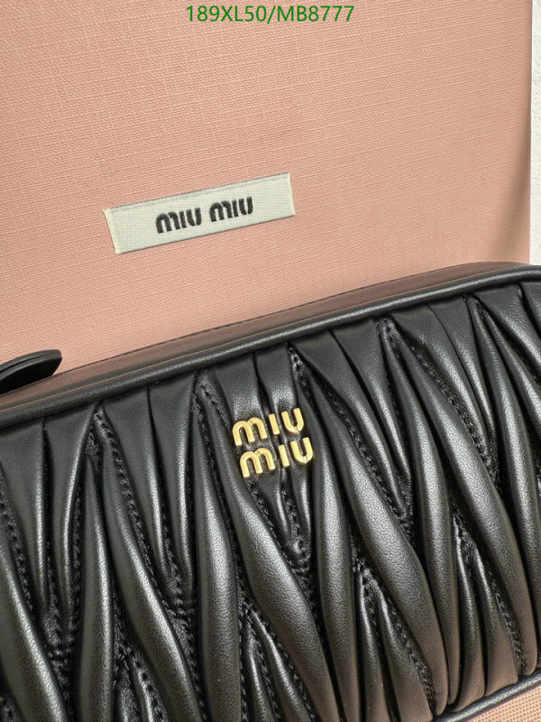 Miu Miu-Bag-Mirror Quality Code: MB8777 $: 189USD