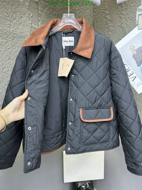 Miu Miu-Down jacket Women Code: MC7851 $: 159USD