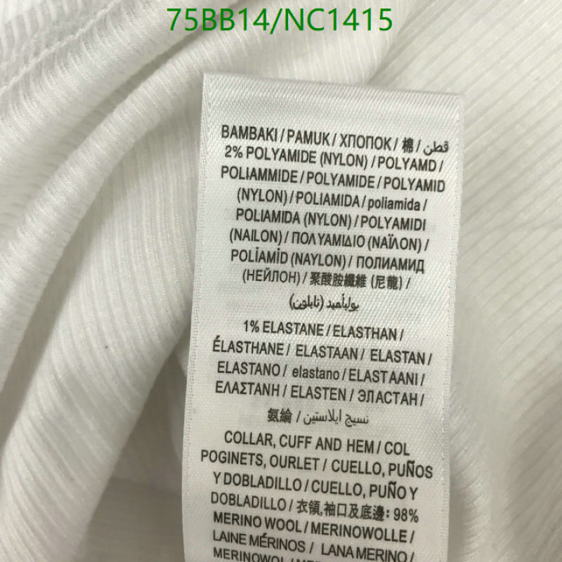 Burberry-Clothing Code: NC1415 $: 75USD