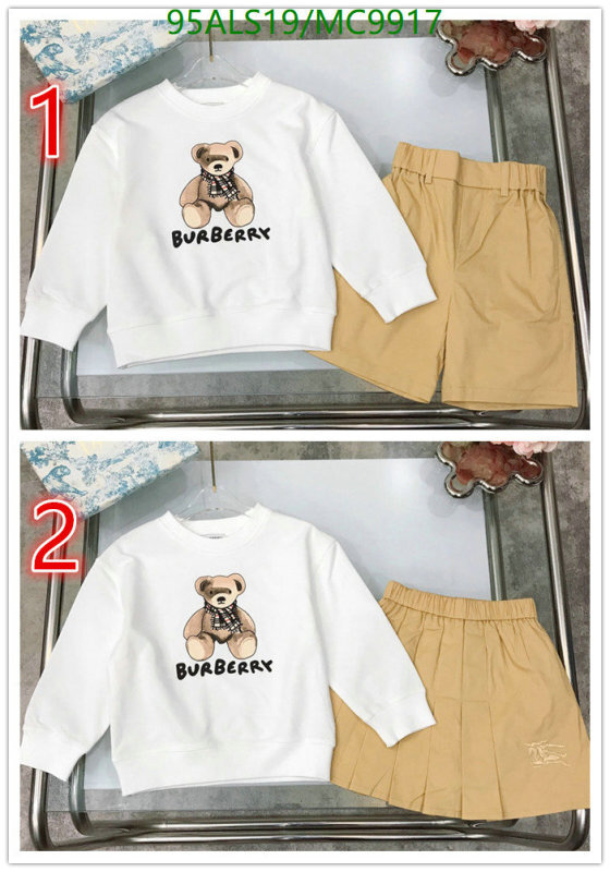 Burberry-Kids Clothing Code: MC9917 $: 95USD