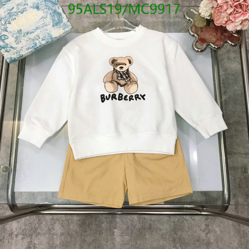 Burberry-Kids Clothing Code: MC9917 $: 95USD