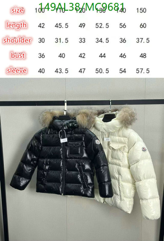 Moncler-Kids Clothing Code: MC9681 $: 149USD