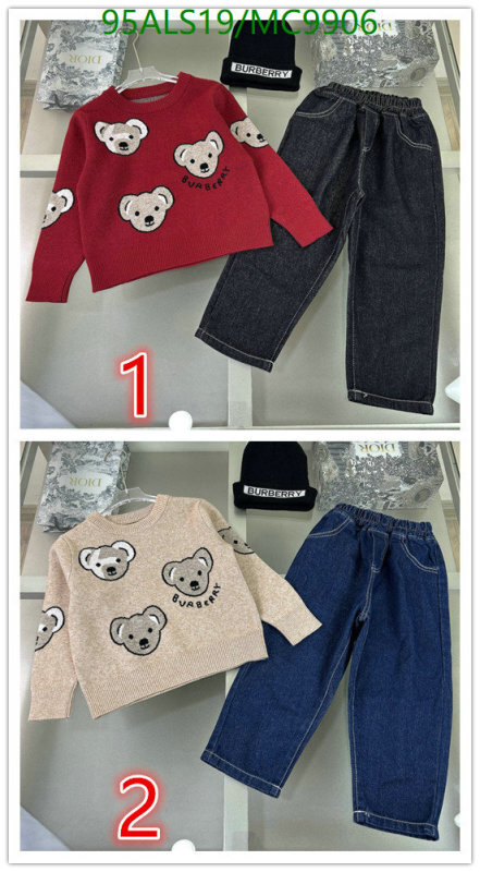 Burberry-Kids Clothing Code: MC9906 $: 95USD