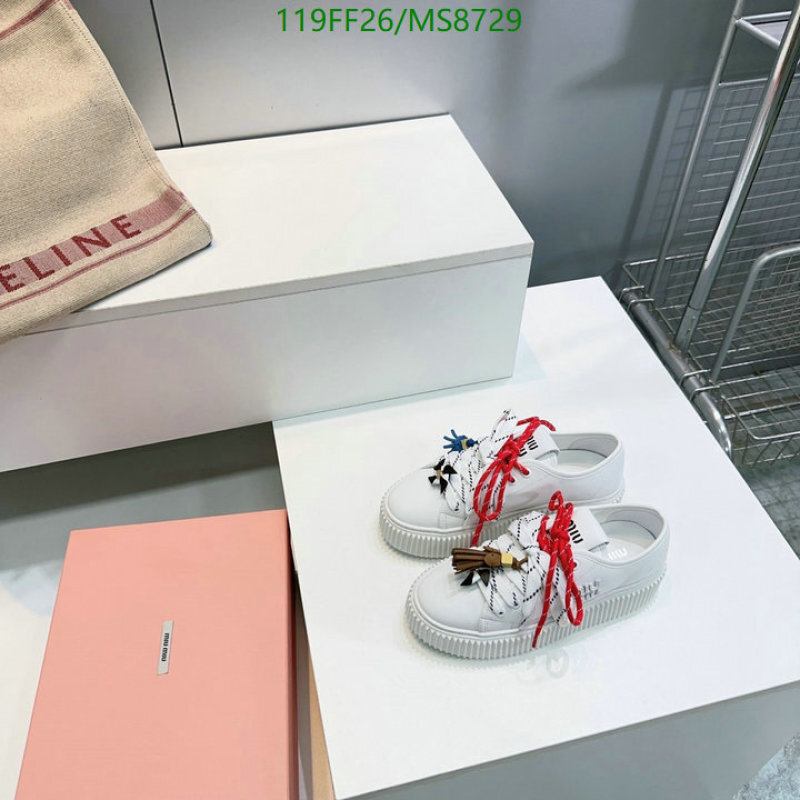 Miu Miu-Women Shoes Code: MS8729 $: 119USD