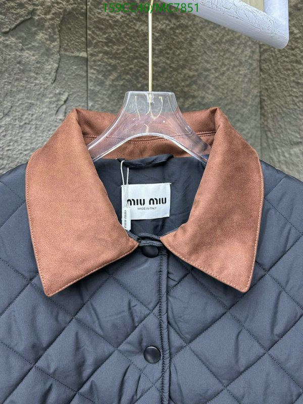 Miu Miu-Down jacket Women Code: MC7851 $: 159USD