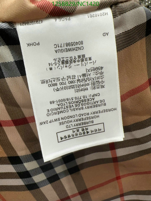 Burberry-Clothing Code: NC1420 $: 125USD