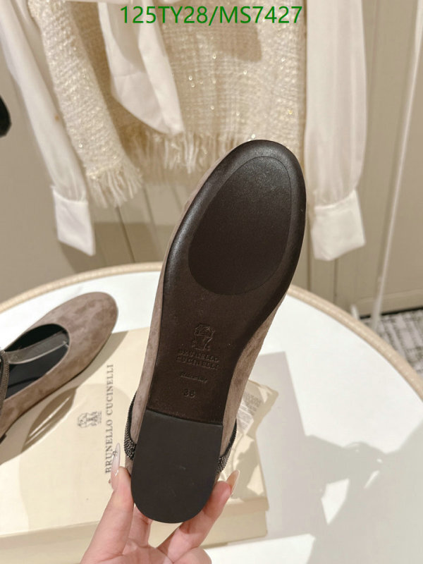 Brunello Cucinelli-Women Shoes Code: MS7427 $: 125USD