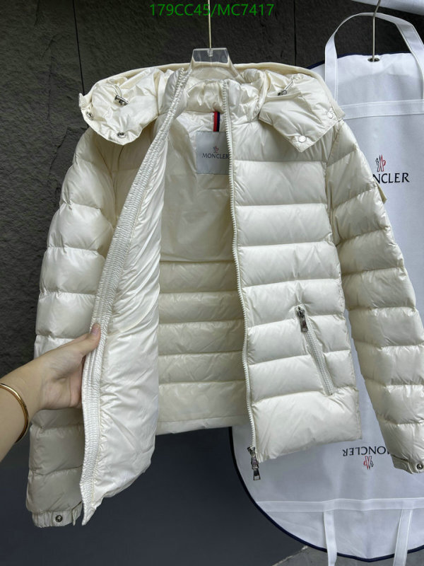 Moncler-Down jacket Women Code: MC7417 $: 179USD