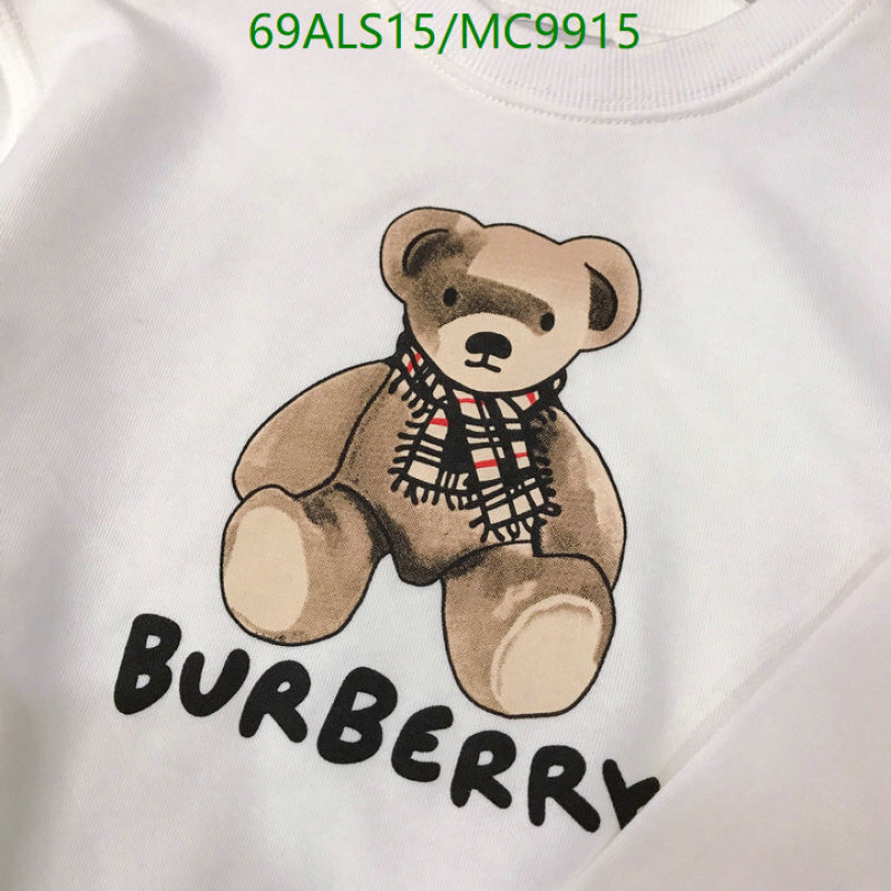 Burberry-Kids Clothing Code: MC9915 $: 69USD