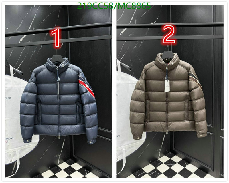 Moncler-Down jacket Women Code: MC8865 $: 219USD