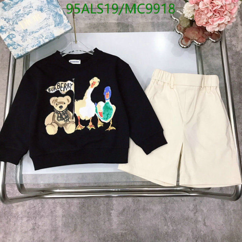 Burberry-Kids Clothing Code: MC9918 $: 95USD