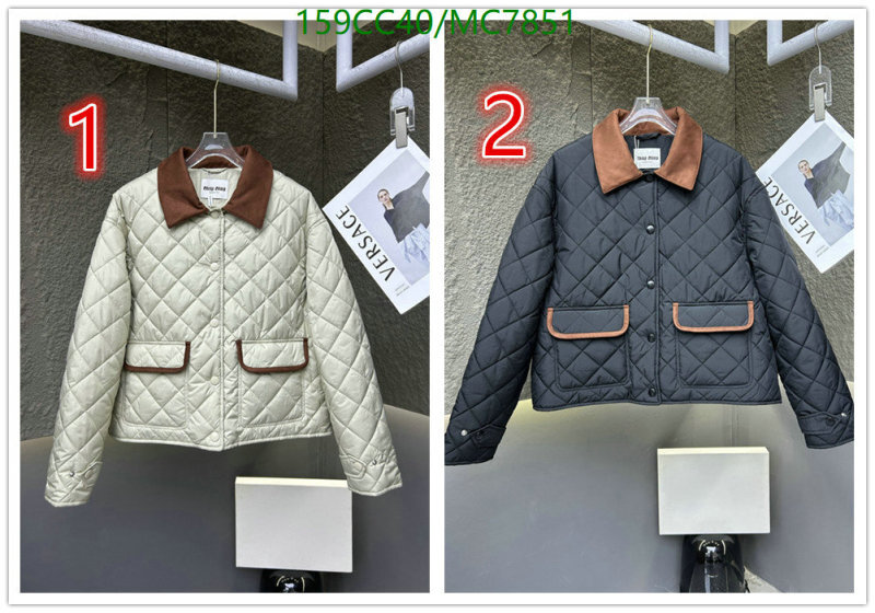Miu Miu-Down jacket Women Code: MC7851 $: 159USD
