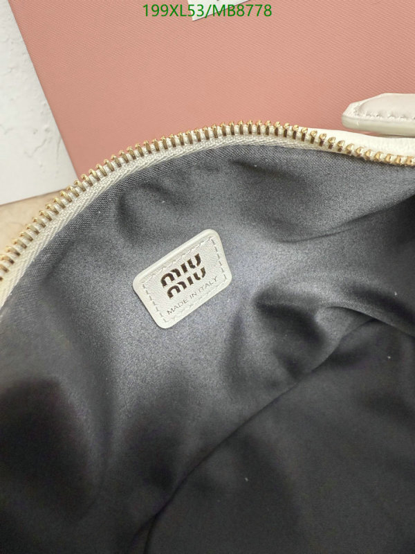 Miu Miu-Bag-Mirror Quality Code: MB8778 $: 199USD