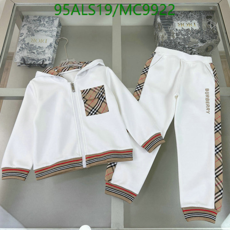 Burberry-Kids Clothing Code: MC9922 $: 95USD