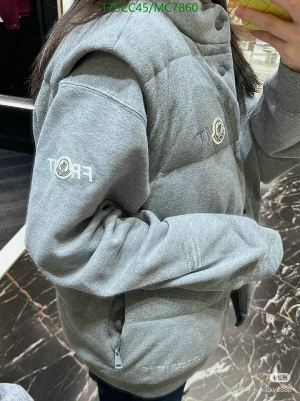Moncler-Down jacket Women Code: MC7860 $: 175USD