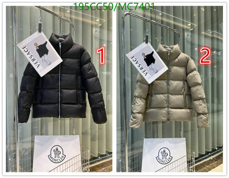 Moncler-Down jacket Men Code: MC7401 $: 195USD
