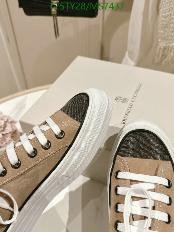 Brunello Cucinelli-Women Shoes Code: MS7437 $: 125USD