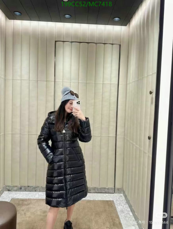 Moncler-Down jacket Women Code: MC7418 $: 199USD