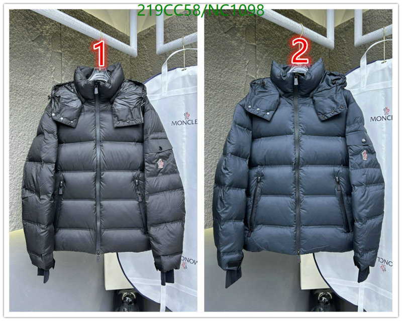 Moncler-Down jacket Men Code: NC1098 $: 219USD