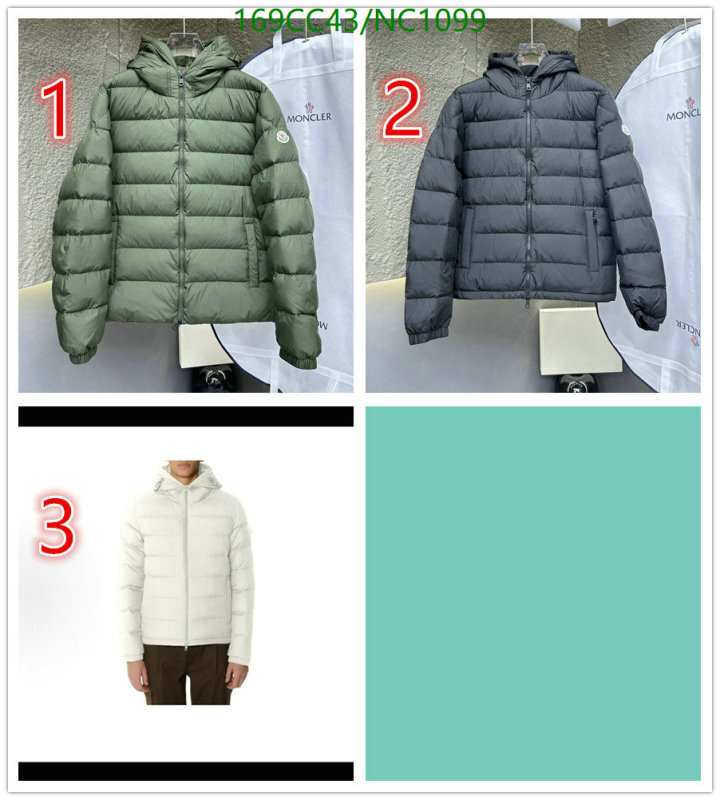 Moncler-Down jacket Men Code: NC1099 $: 169USD