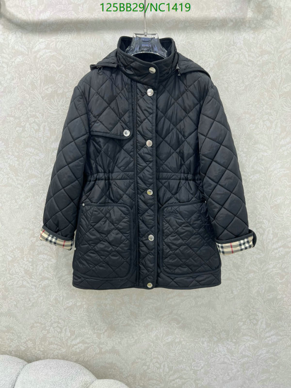 Burberry-Down jacket Women Code: NC1419 $: 125USD