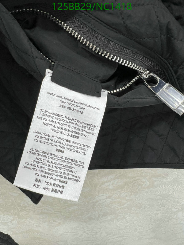 Burberry-Down jacket Women Code: NC1418 $: 125USD