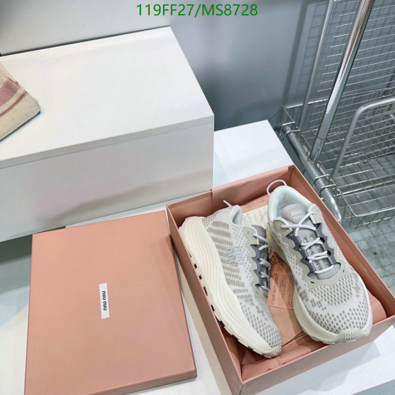 Miu Miu-Women Shoes Code: MS8728 $: 119USD