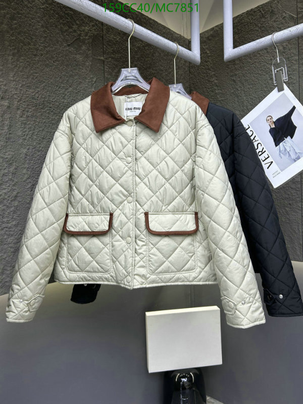 Miu Miu-Down jacket Women Code: MC7851 $: 159USD