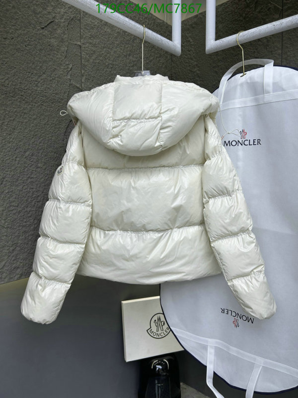Moncler-Down jacket Women Code: MC7867 $: 179USD