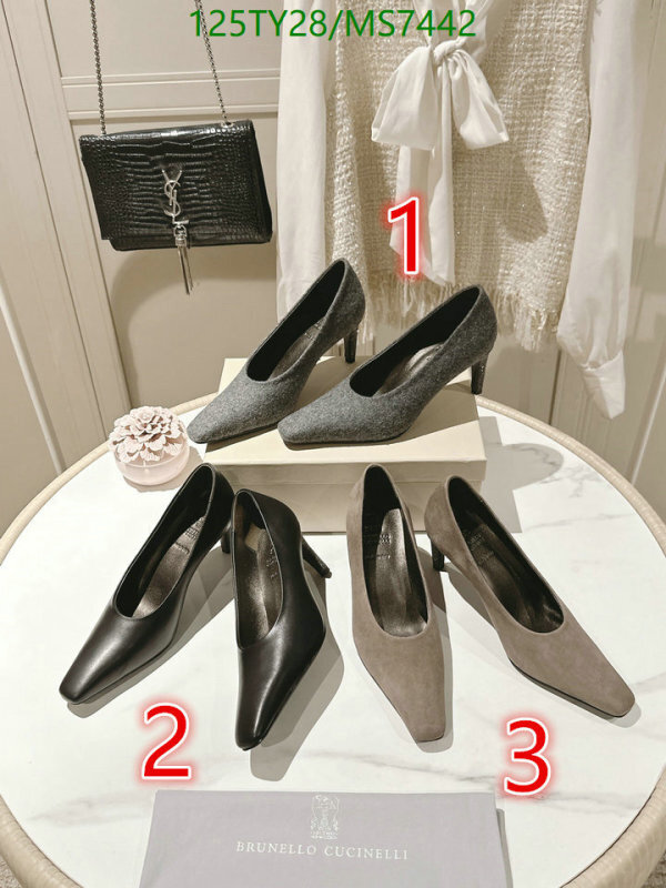 Brunello Cucinelli-Women Shoes Code: MS7442 $: 125USD