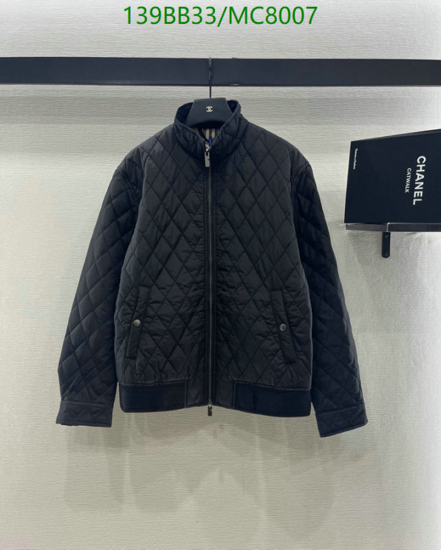 Burberry-Clothing Code: MC8007 $: 139USD