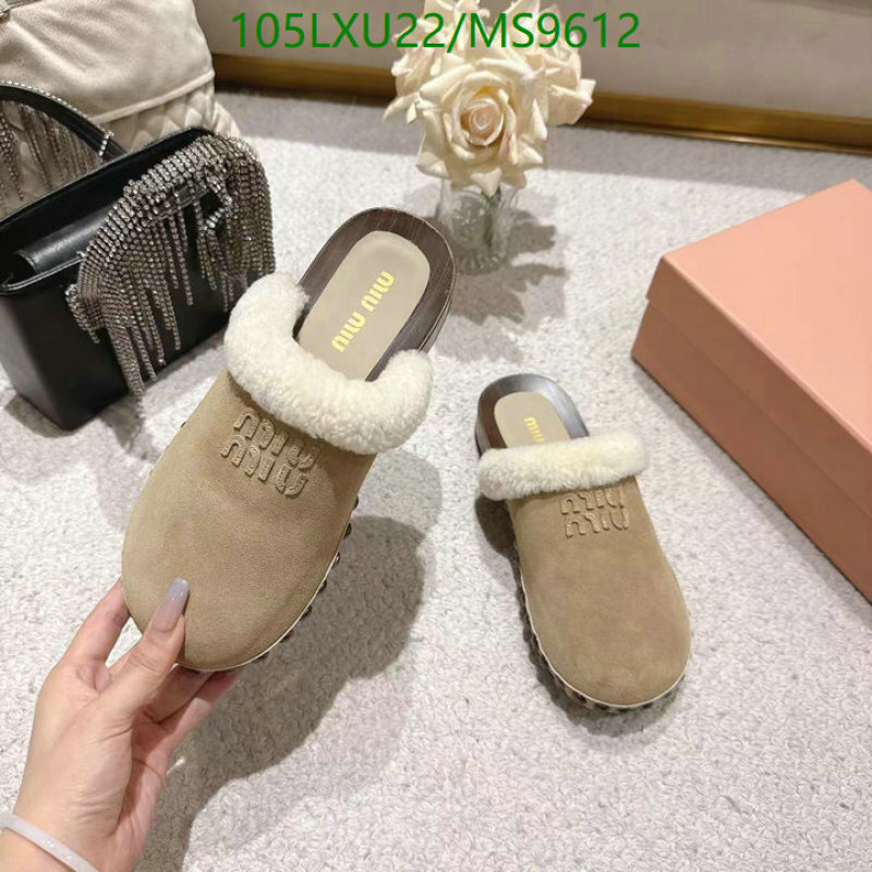 Miu Miu-Women Shoes Code: MS9612 $: 105USD