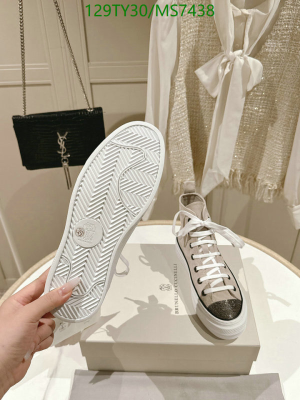Brunello Cucinelli-Women Shoes Code: MS7438 $: 129USD