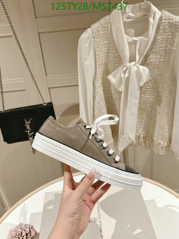 Brunello Cucinelli-Women Shoes Code: MS7437 $: 125USD