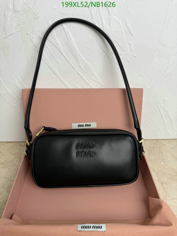 Miu Miu-Bag-Mirror Quality Code: NB1626 $: 199USD