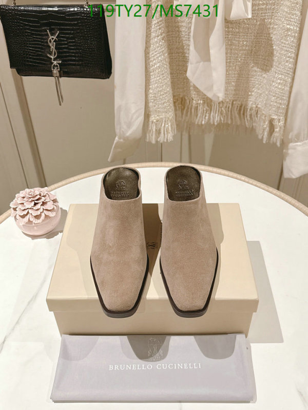 Brunello Cucinelli-Women Shoes Code: MS7431 $: 119USD